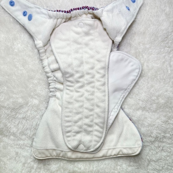 Grovia One All In One Diaper Waverly Purple Pattern Excellent - Picture 3 of 5